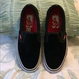 Black Vans (suede )
